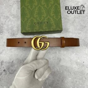 GG Marmont Braun 4 cm