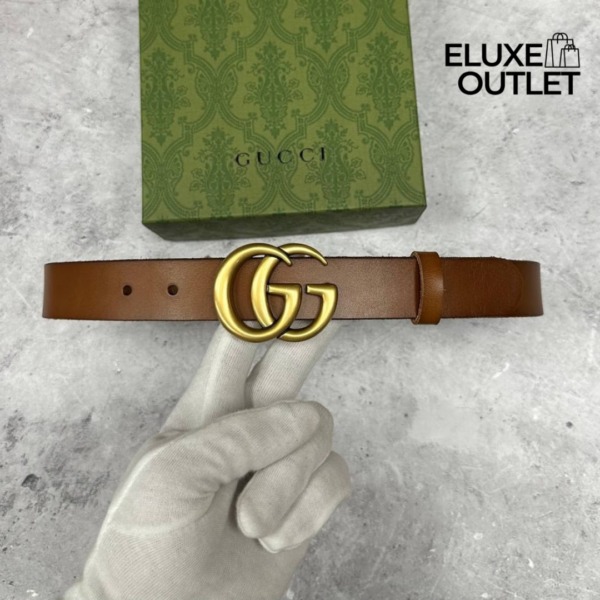 GG Marmont Braun 4 cm
