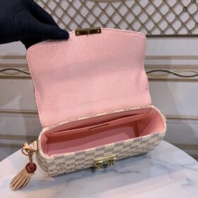 Croisette Damier Azur Canvas 24 cm