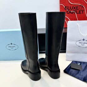 Lederstiefel Schwarz