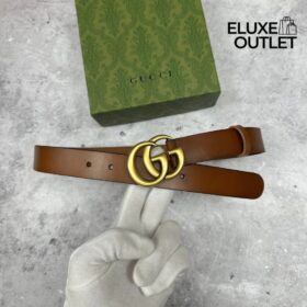 GG Marmont Braun 4 cm
