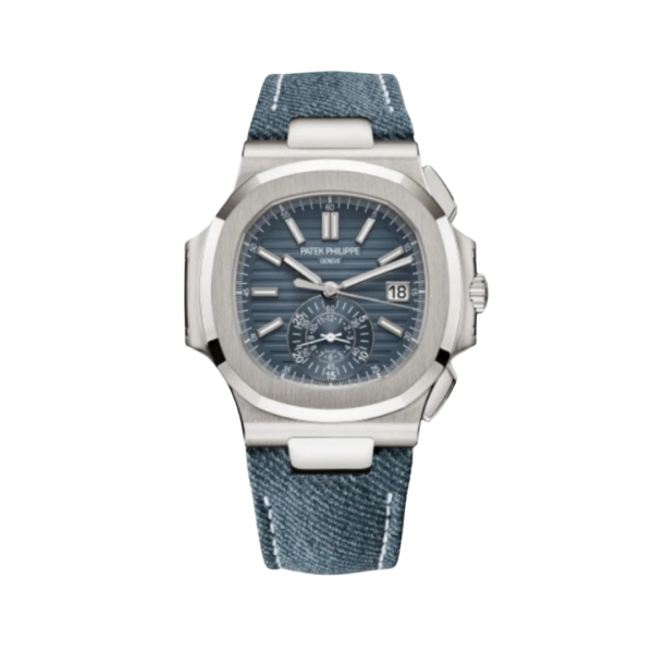 Flyback Chronograph Denim/Silbern 40.5 mm