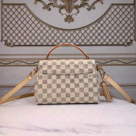 Croisette Damier Azur Canvas 24 cm