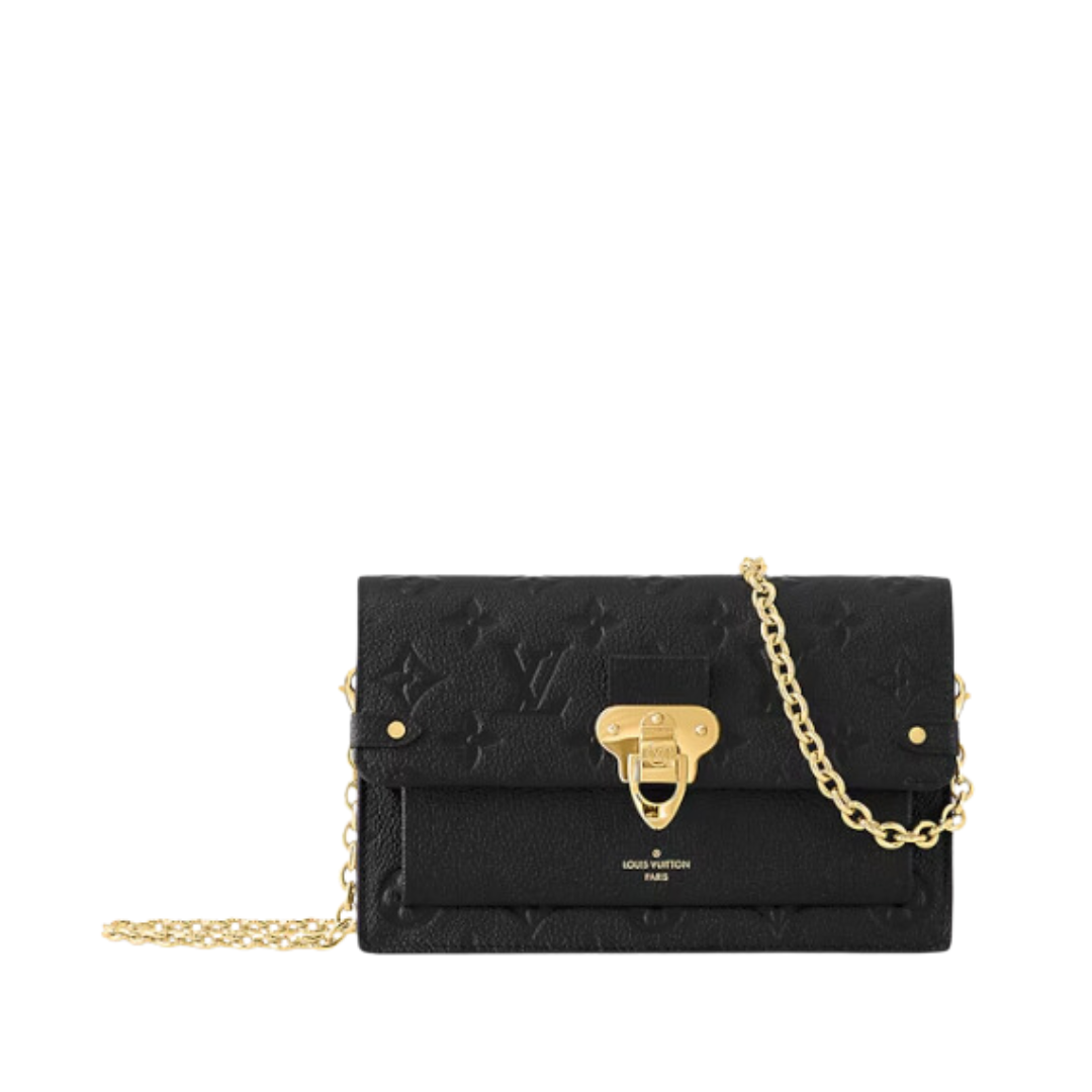 Vavin Chain Monogram Empreinte Schwarz 19 cm