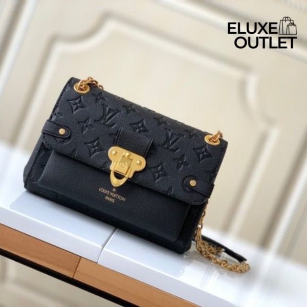 Vavin Chain Monogram Empreinte Schwarz 19 cm