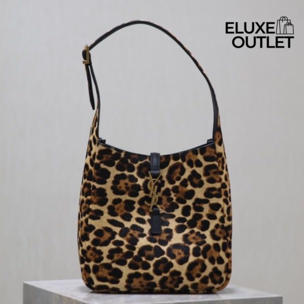 Le 5 a 7 Supple Small Pony Hair Leather 23 cm