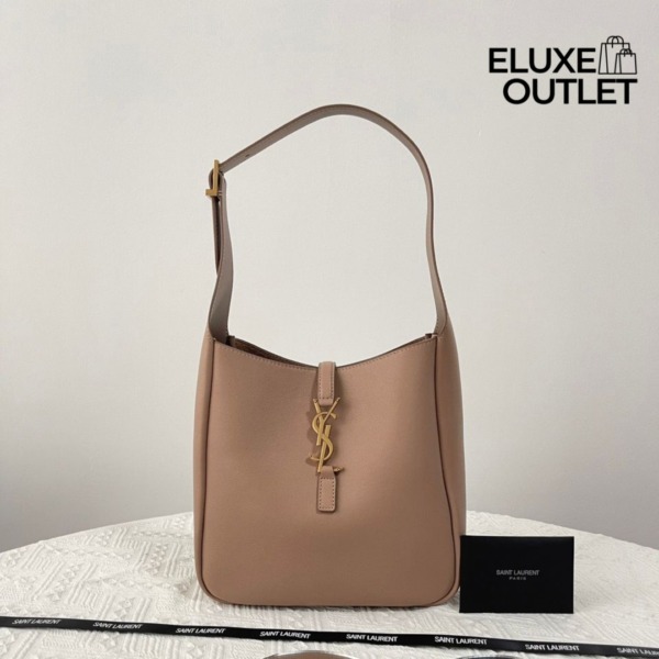 Le 5 a 7 Hobo Bag Staubig Grau 22 cm