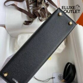 Kelly Epsom Schwarz/Gold 20 cm