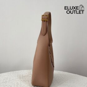 Le 5 a 7 Hobo Bag Staubig Grau 22 cm