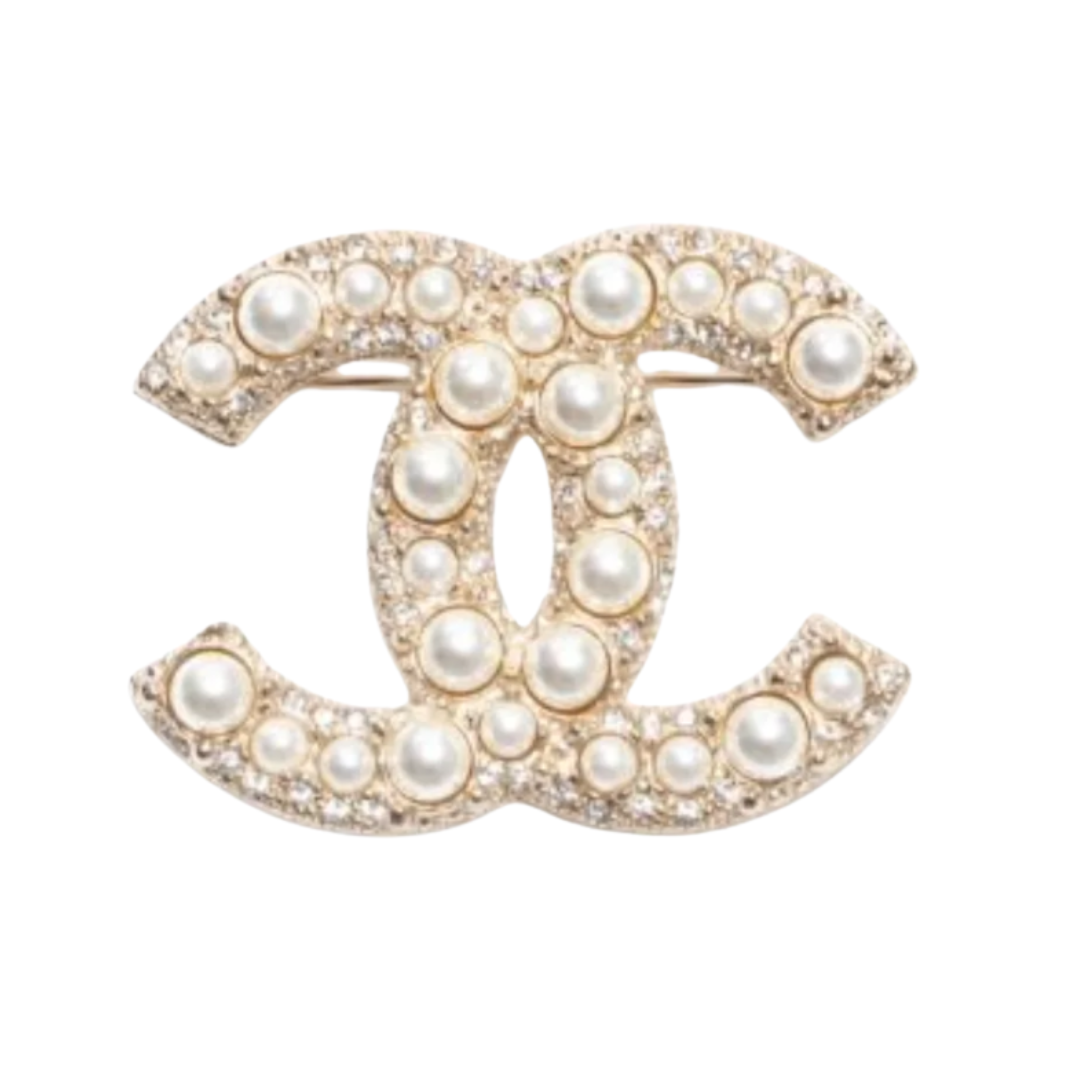 Brosche CC Pearl