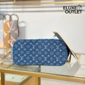 Mini Pleaty Monogram Denim 26 cm