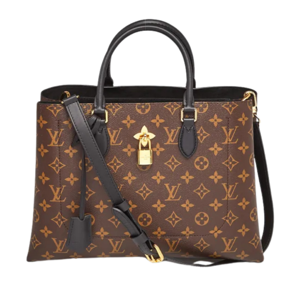 Monogram Canvas Flower Tote 35