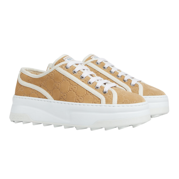 GG Beige Wildleder