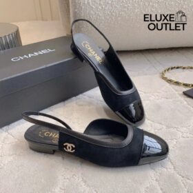 Fall-Winter Slingbacks Schwarz