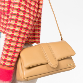 Le Bambimou Leder Schultertasche 28cm