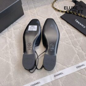 Fall-Winter Slingbacks Schwarz