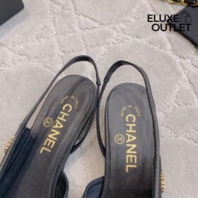 Fall-Winter Slingbacks Schwarz