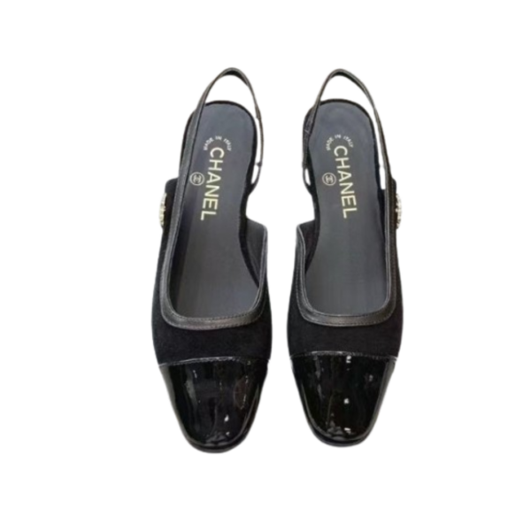 Fall-Winter Slingbacks Schwarz