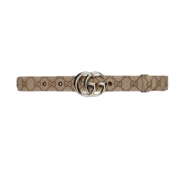 GG Milano Beige and ebony Original canvas 3 cm