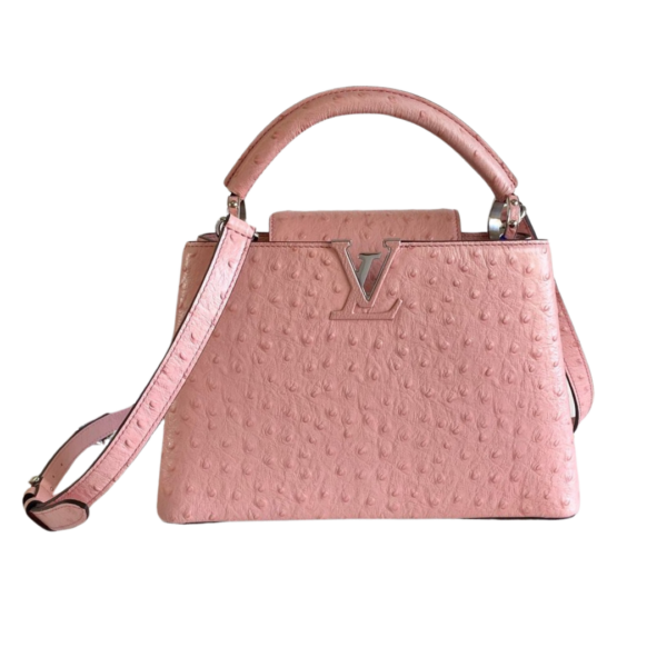 Capucines Strauß Rosa/Silber 31 cm