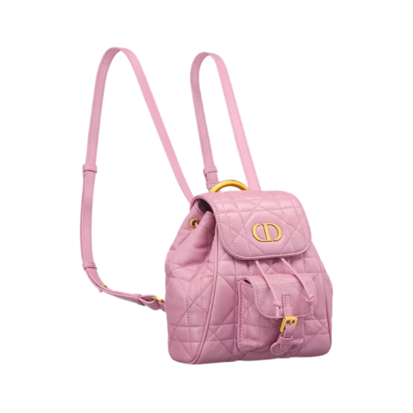 Hortensiaroze lamsleer met Macrocannage-motief 18cm