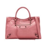 Le City Mittelgroßes Pinkes Leder 37cm