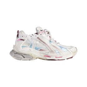 Runner Weiß/Braun/Blau/Rosa/Grau