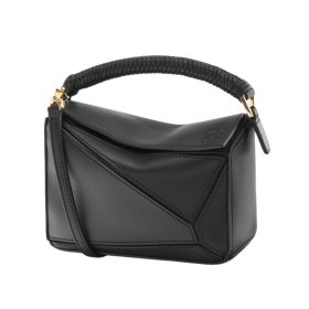 Mini Puzzle Tasche Schwarz 12.5cm