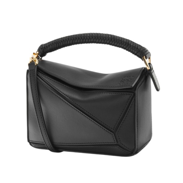Mini Puzzle Tasche Schwarz 12.5cm