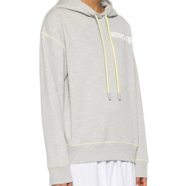 Bestickter Baumwoll-Hoodie