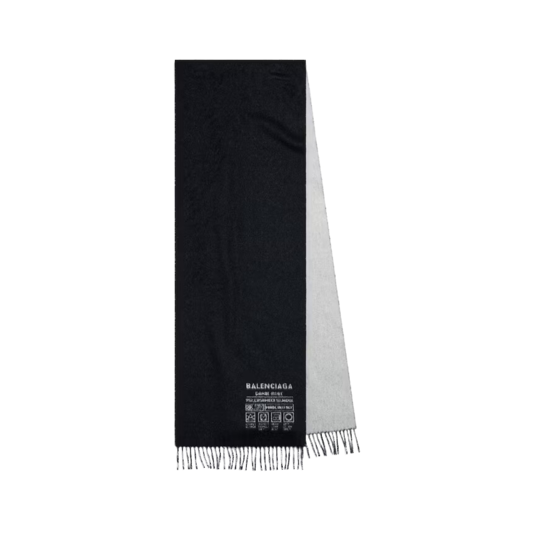 Schal Schwarz/Weiß