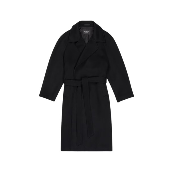 Raglan-Mantel Schwarz