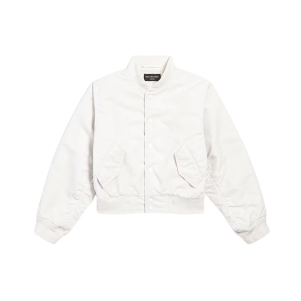 Varsity-Jacke Weiß