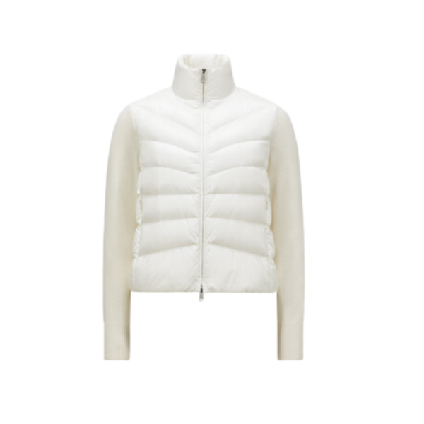 Gepolsterter Woll-Cardigan