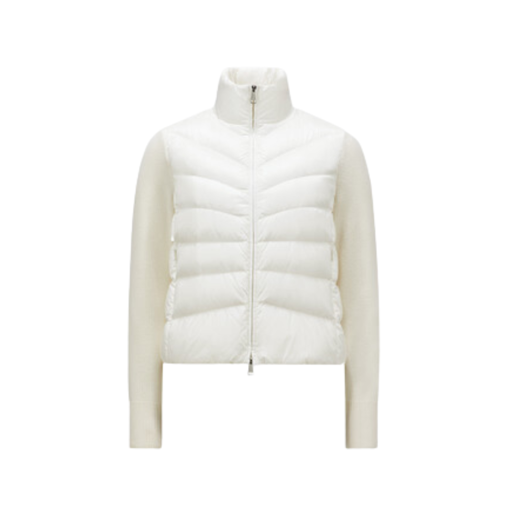 Gepolsterter Woll-Cardigan
