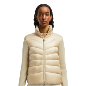 Gepolsterter Woll-Cardigan