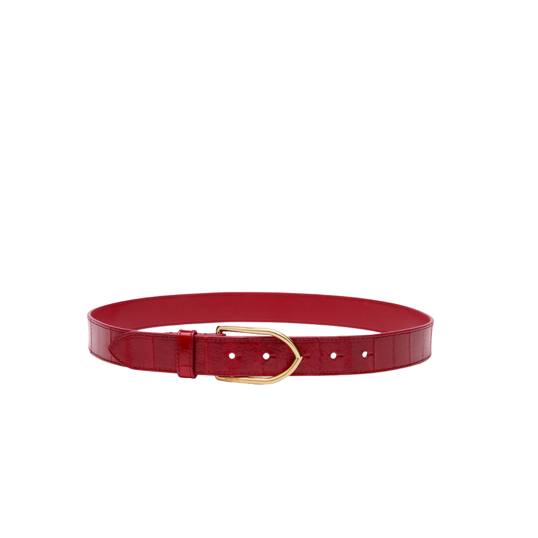 Gürtel mit geflochtener Signatur-Schnalle 3.5cm