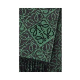 Anagram-Schal aus Alpaka und Wolle 38cm