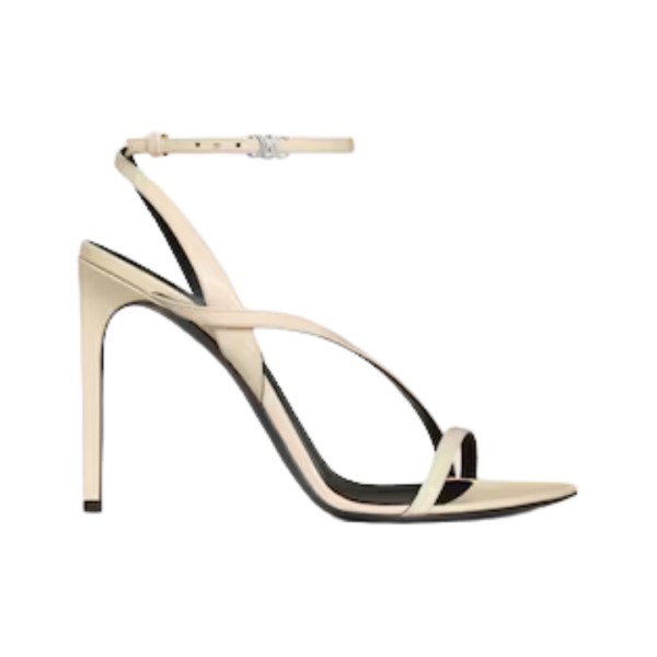 Ava Triomphe Stiletto-Sandal in Patentkalbsleder
