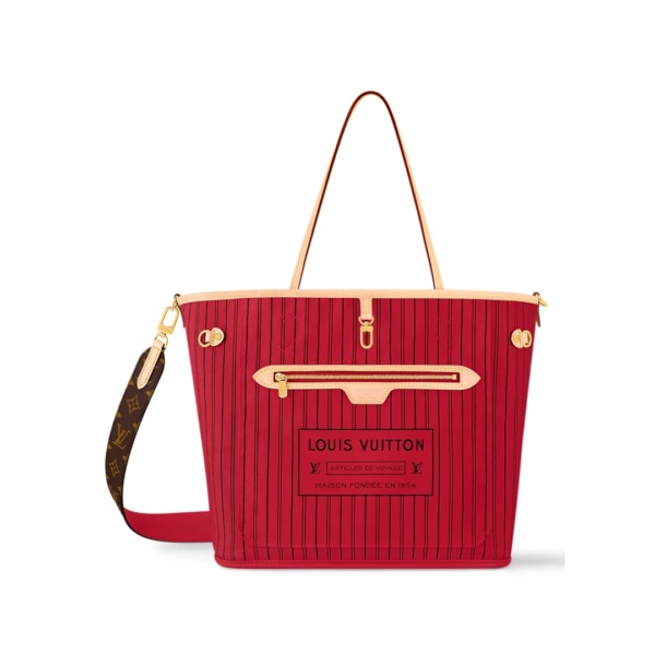Bandoulière Inside Out MM Tote-Tasche in Rouge Sari 31cm