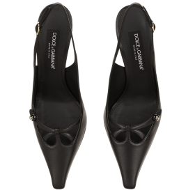Nappaleder Slingbacks 9cm