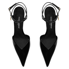 Lackleder Slingbacks 10.5cm