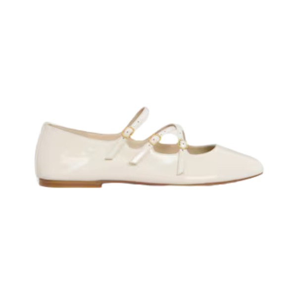 Die Criss-Cross Babies Ballerina aus Lack-Kalbsleder