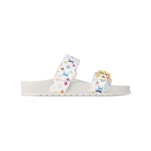 TM Bom Dia Flat Comfort Mule Blanc