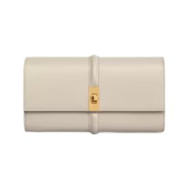 Große Brieftasche in satiniertem Finish 19cm