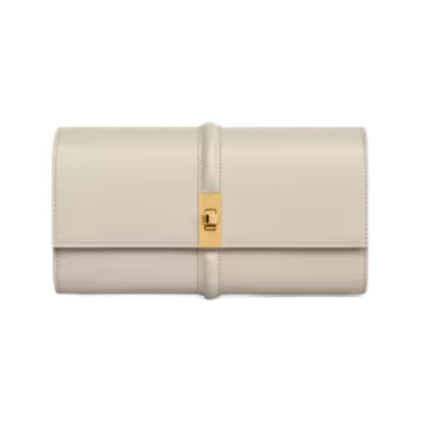 Große Brieftasche in satiniertem Finish 19cm