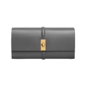 Große Brieftasche in satiniertem Finish 19cm