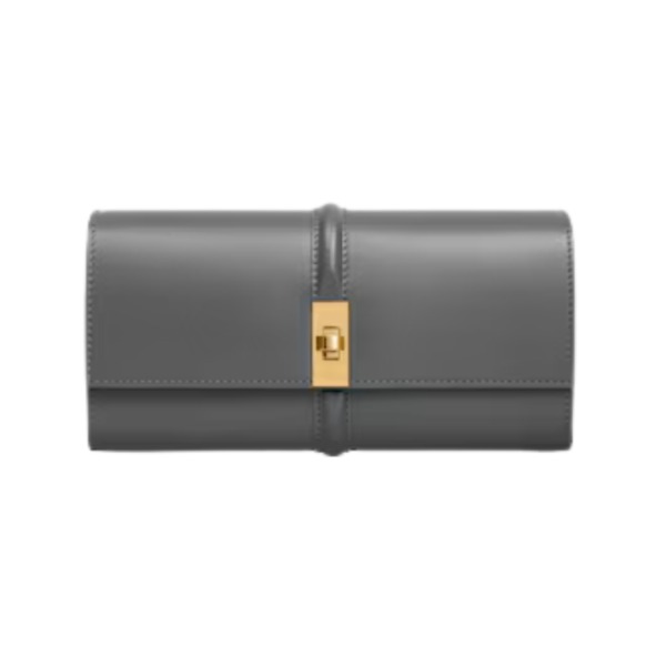 Große Brieftasche in satiniertem Finish 19cm