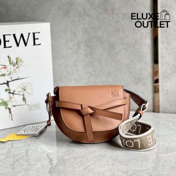 Mini Gate Dual Tasche Tan 12.5cm