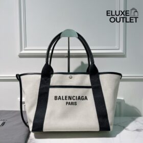 Biarritz Tote Beige Canvas 30 cm